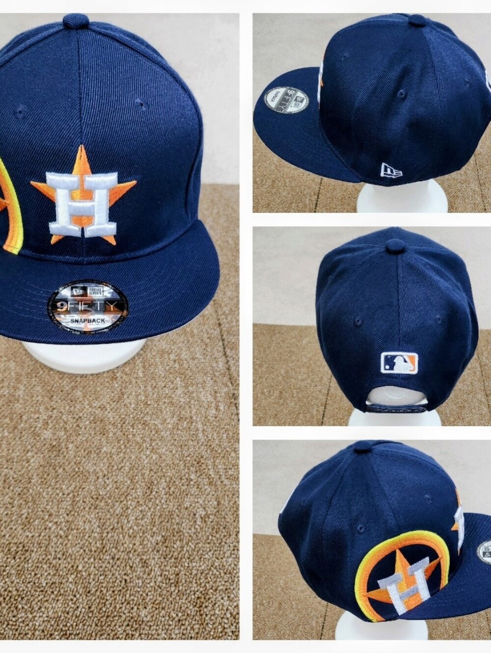 HOUSTON ASTROS MLB BASEBALL SNAPBACK HAT.